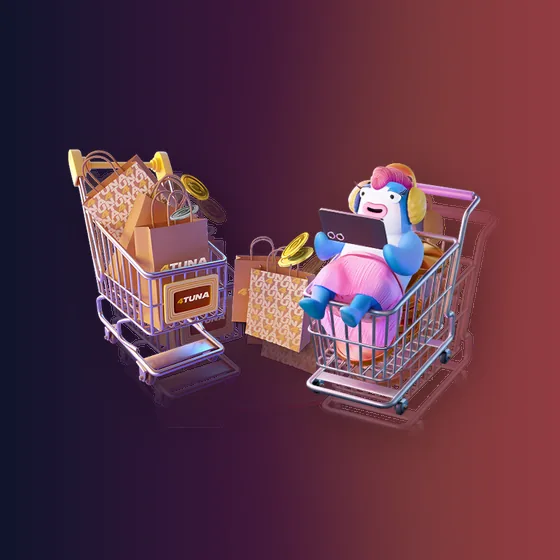Decorative 4Tuna harbour-inspired game directory with clear navigation across discovery, reel, jackpot, crash, table, card, and video poker routes character artwork